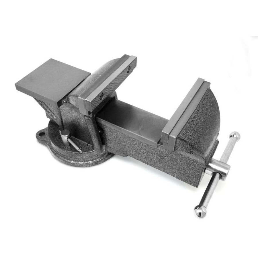 Tools * | 6 In. Heavy-Duty Cast Iron Bench Vise With Swivel Base By Wen