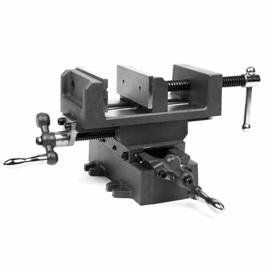 Tools * | 4.25 In. Compound Cross Slide Industrial Strength Benchtop And Drill Press Vise By Wen