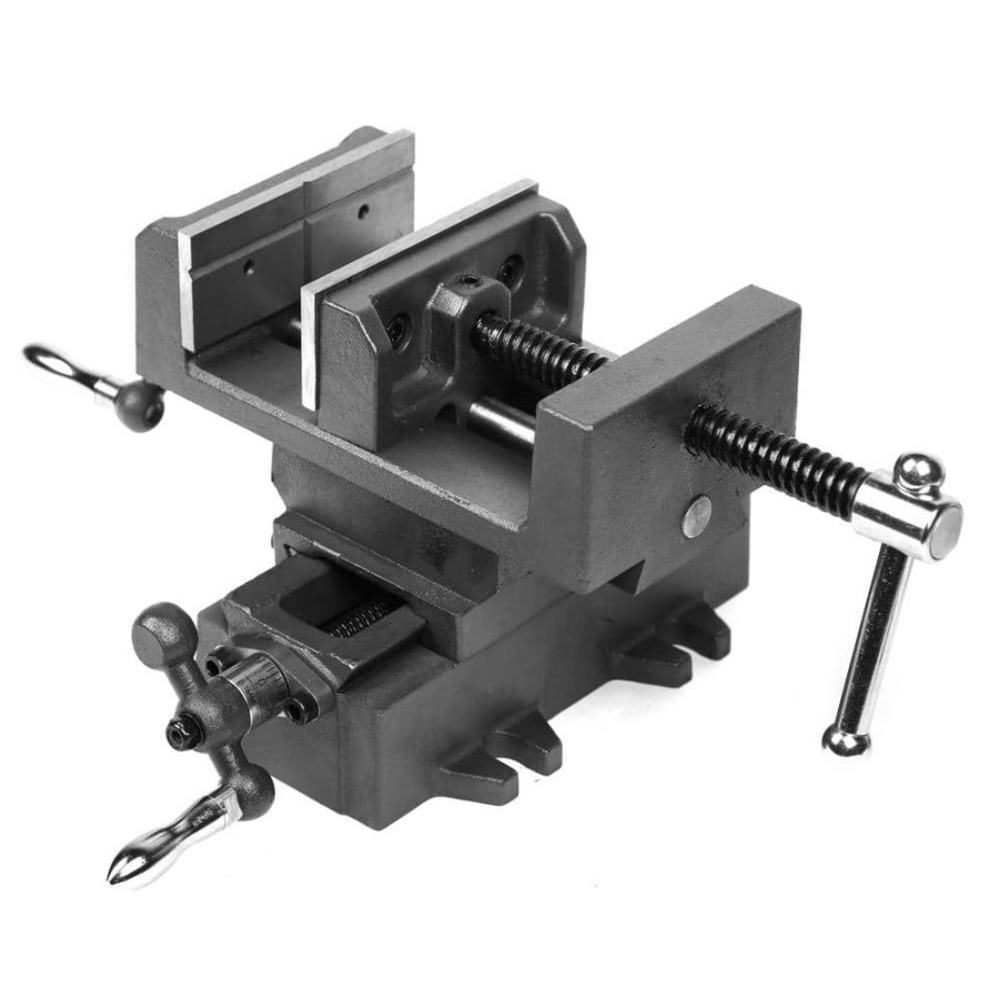 Tools * | 4.25 In. Compound Cross Slide Industrial Strength Benchtop And Drill Press Vise By Wen