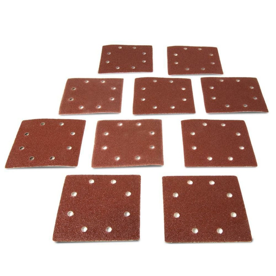 Tools * | 1/4 In. Sheet Sander 120-Grit Hook-And-Loop Sandpaper (10-Pack) By Wen