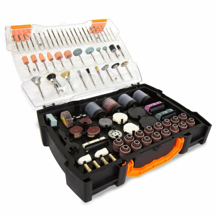 Tools * | Assorted Rotary Tool Accessory Kit With Carrying Case (282-Piece) By Wen