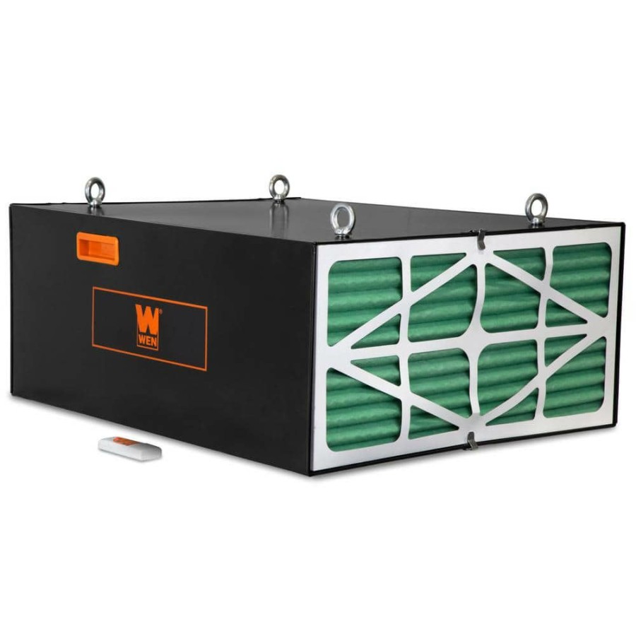 Tools * | 3-Speed Remote-Controlled Industrial-Strength Air Filtration System (556/702/1044 Cfm) By Wen