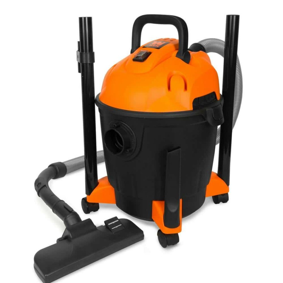 Tools * | 10 Amp 5 Gal. Portable Hepa Wet/Dry Shop Vacuum And Blower With 0.3 Mic Filter, Hose And Accessories By Wen