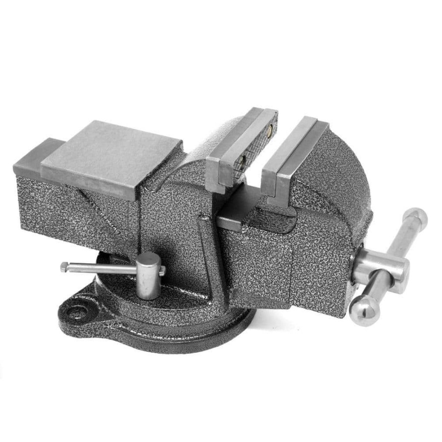 Tools * | 3 In. Heavy-Duty Cast Iron Bench Vise With Swivel Base By Wen