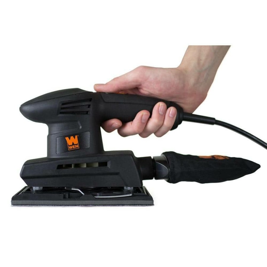 Tools * | 1.2 Amp Electric 1/3 Sheet Sander By Wen