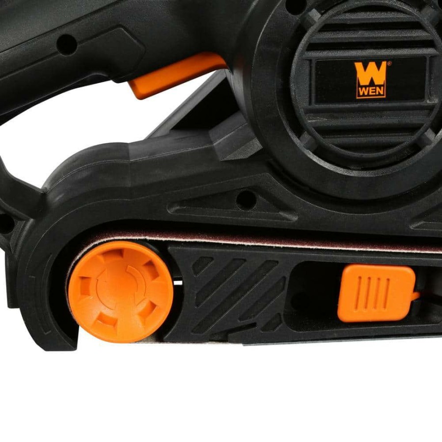 Tools * | 6.3 Amp Corded 3 In. X 18 In. Handheld Portable Belt Sander By Wen