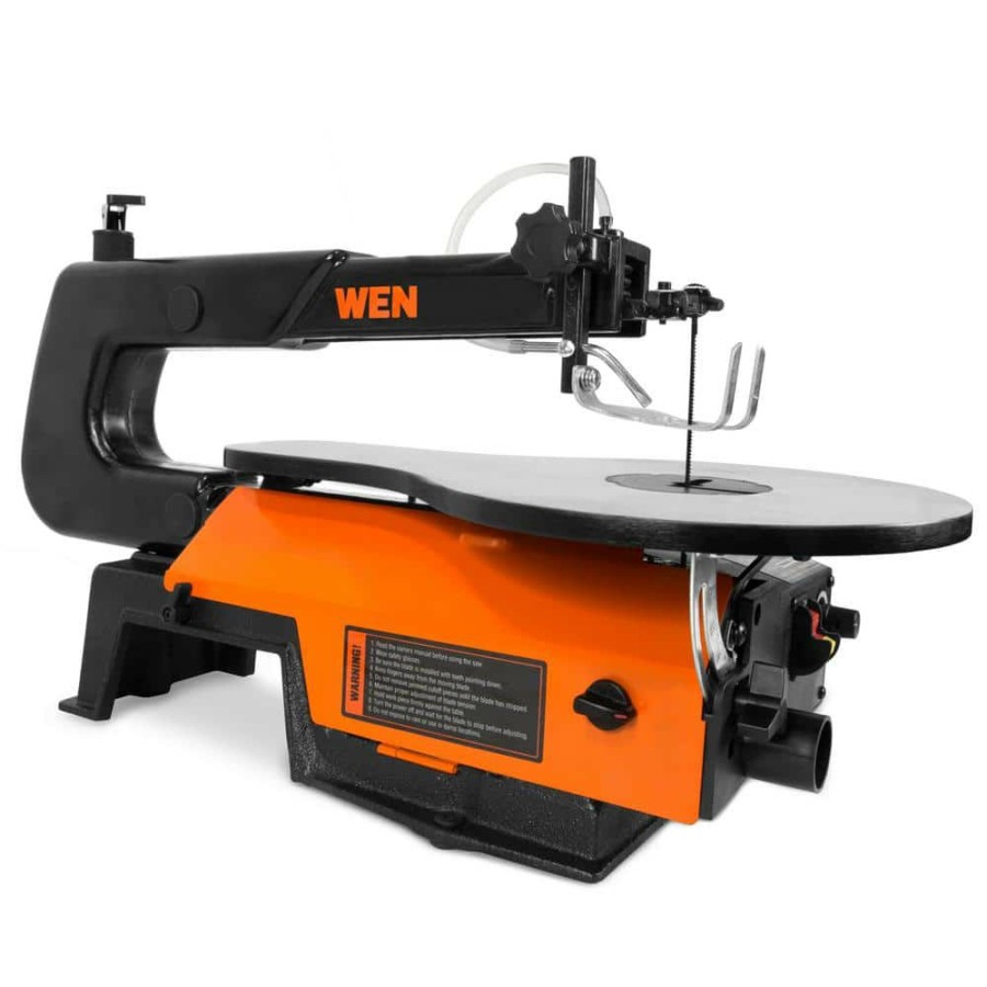 Tools * | 16-Inch Variable Speed Scroll Saw With Easy-Access Blade Changes By Wen