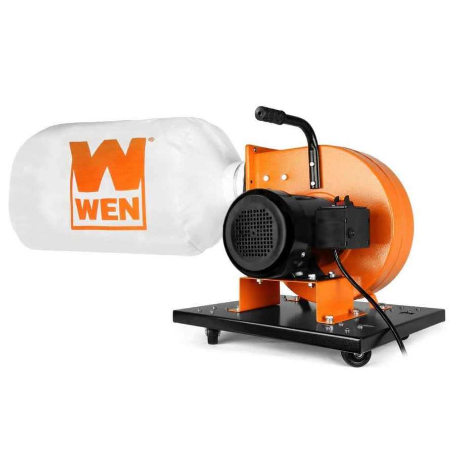 Tools * | 7.4 Amp Rolling Dust Collector With Induction Motor, 15 Gal. Bag And Optional Wall Mount By Wen