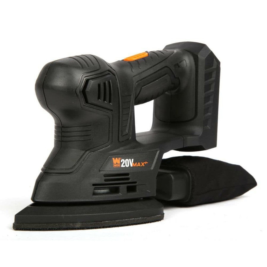 Tools * | 20-Volt Maximum Cordless Detailing Palm Sander (Tool Only Battery Not Included) By Wen