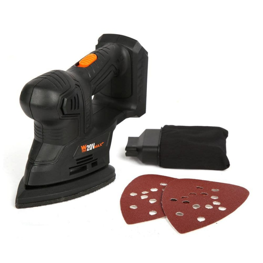 Tools * | 20-Volt Maximum Cordless Detailing Palm Sander (Tool Only Battery Not Included) By Wen