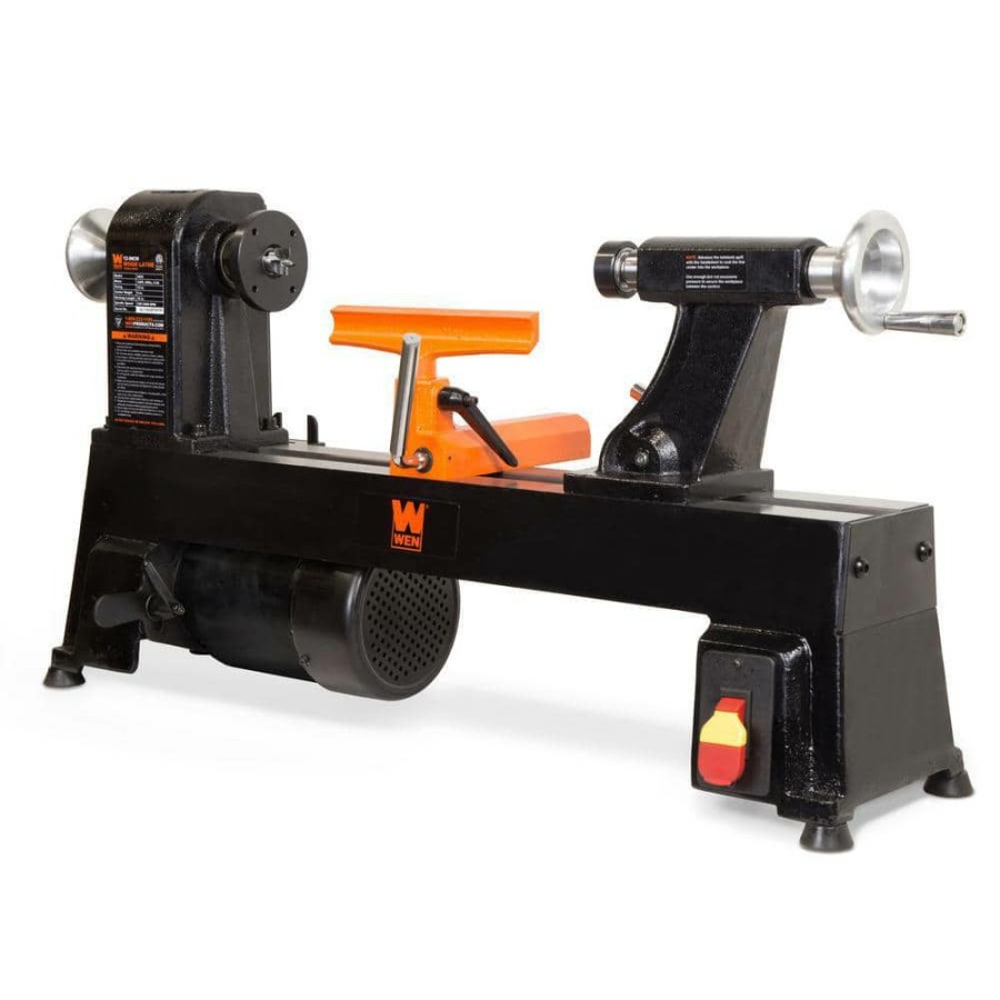 Tools * | 4.5 Amp 12 In. X 18 In. 5-Speed Benchtop Wood Lathe By Wen