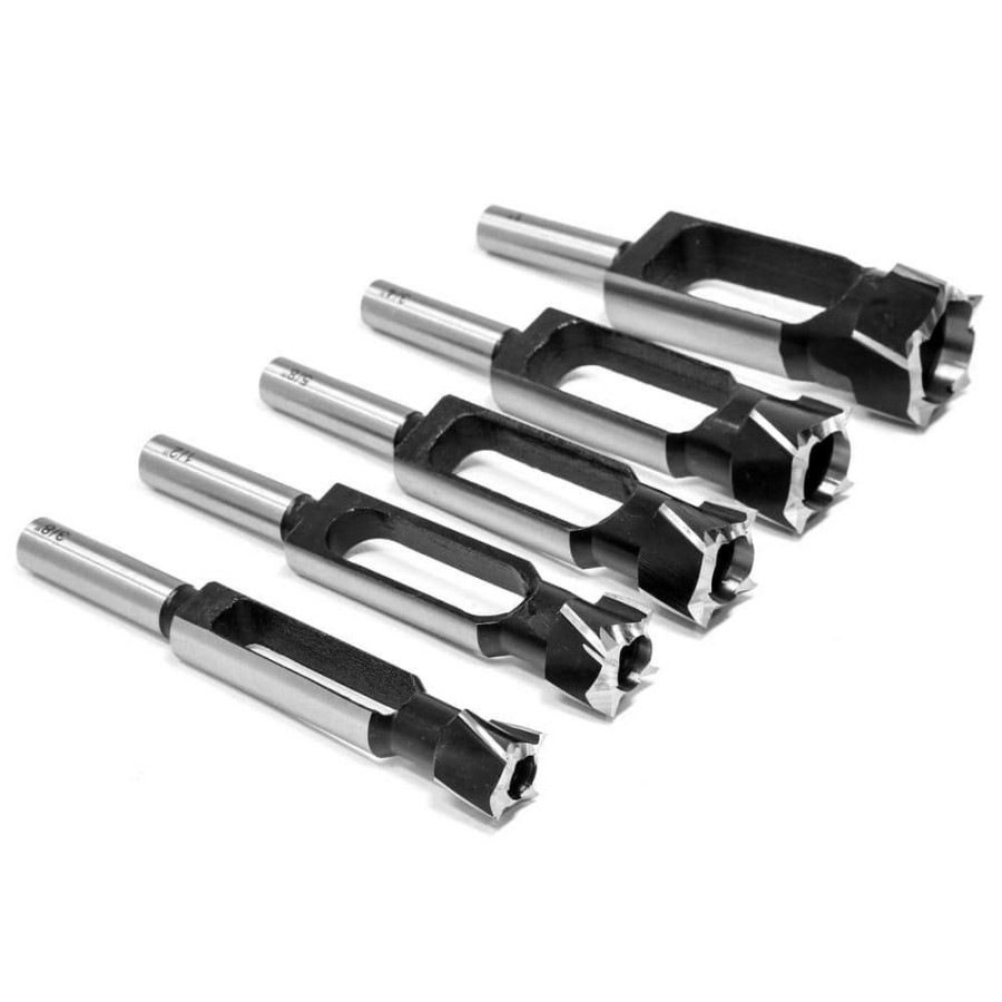 Tools * | Tenon And Deep Plug Cutter Alloy Steel Drill Bit Set With Carrying Case (5-Piece) By Wen