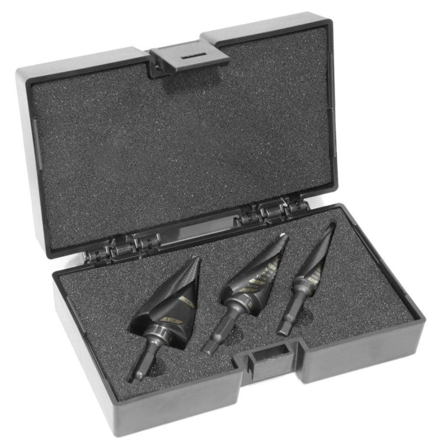 Tools * | Impact-Duty Titanium Step Drill Bit Set With #1, #4, And #9 Step Drill Bits (3-Piece) By Wen