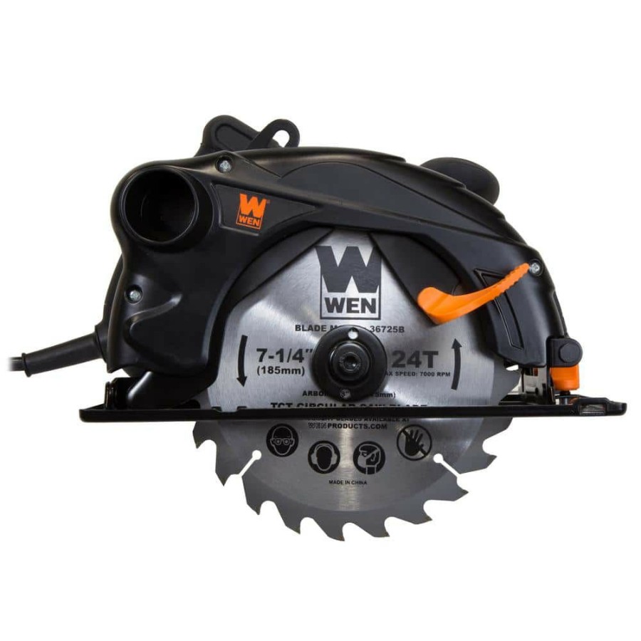 Tools * | 12 Amp 7-1/4 In. Sidewinder Circular Saw With 2-1/2 In. Cutting Depth By Wen