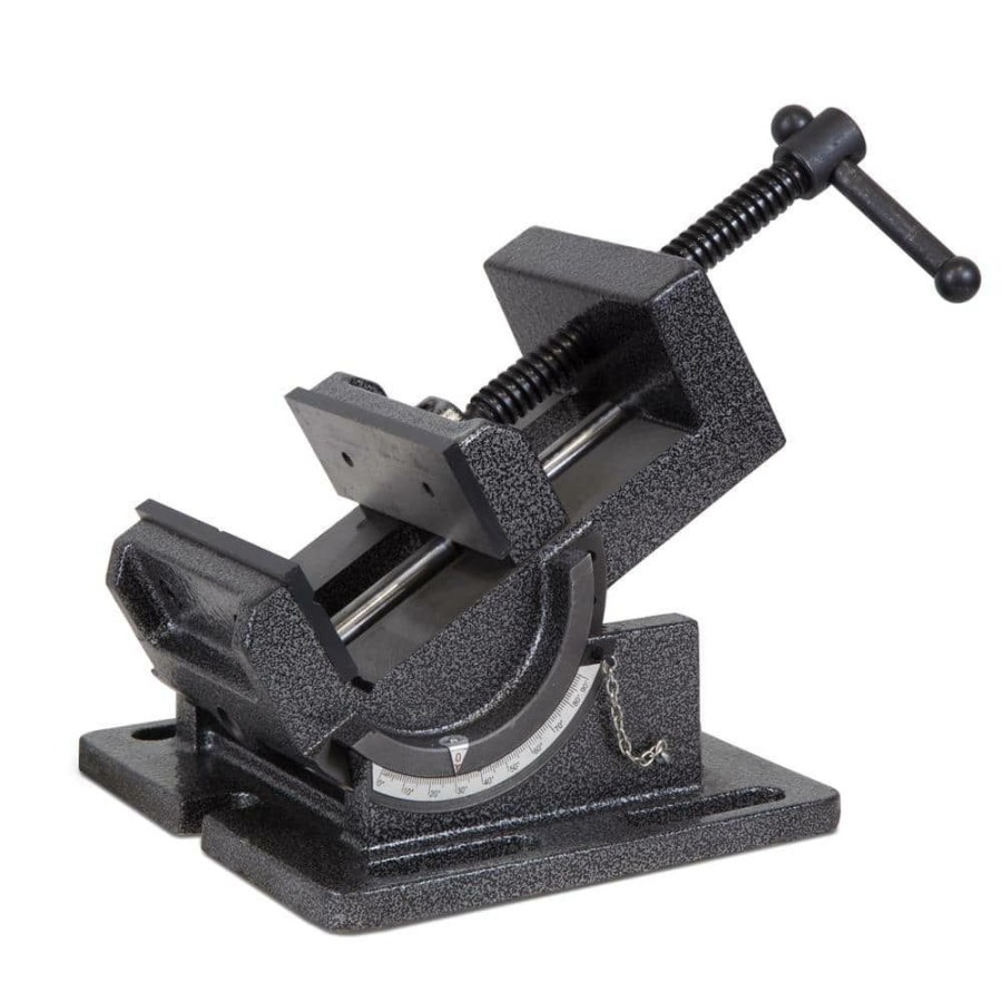 Tools * | 4.25 In. Industrial Strength Benchtop And Drill Press Tilting Angle Vise By Wen