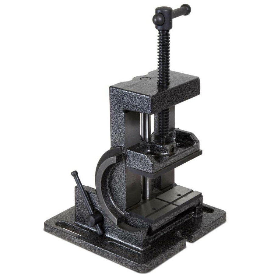 Tools * | 4.25 In. Industrial Strength Benchtop And Drill Press Tilting Angle Vise By Wen