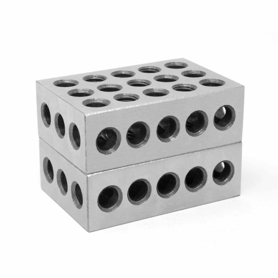 Tools * | 25 Mm X 50 Mm X 75 Mm Steel-Hardened Metric Precision 123 Gauge Blocks (2-Pack) By Wen