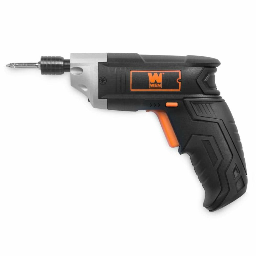 Tools * | 3.6-Volt Lithium-Ion Cordless Electric Screwdriver With Bits And Belt Holster By Wen