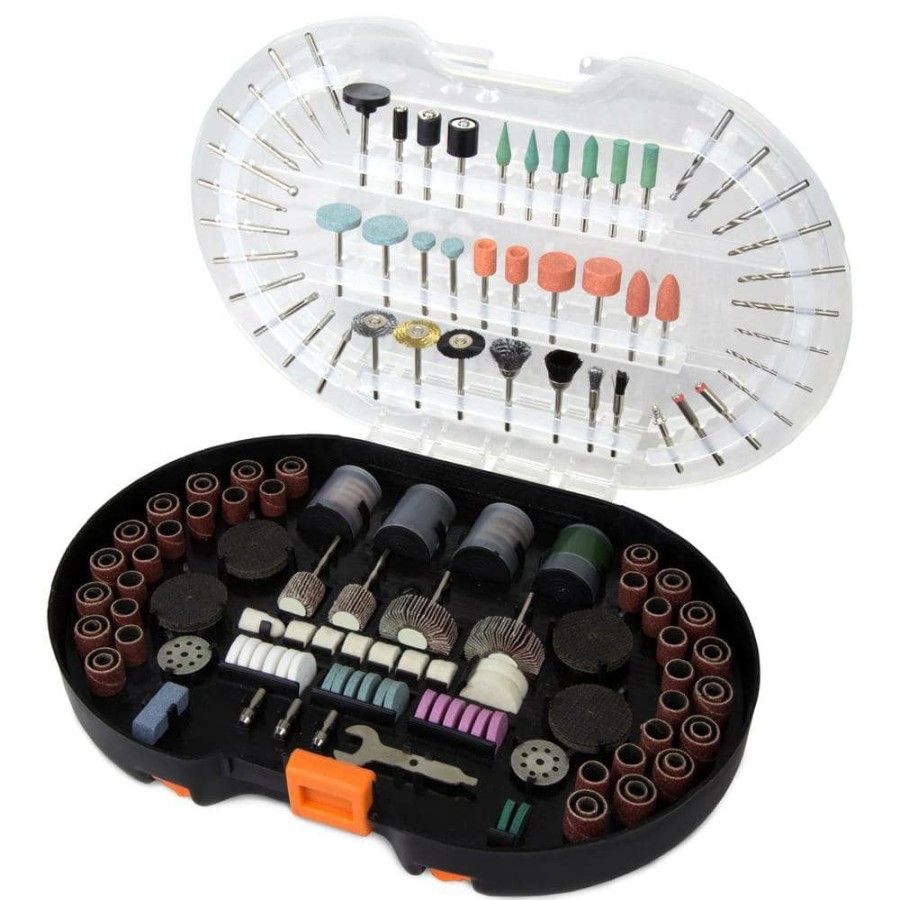 Tools * | Rotary Tool Accessory Kit With Carrying Case (327-Piece) By Wen