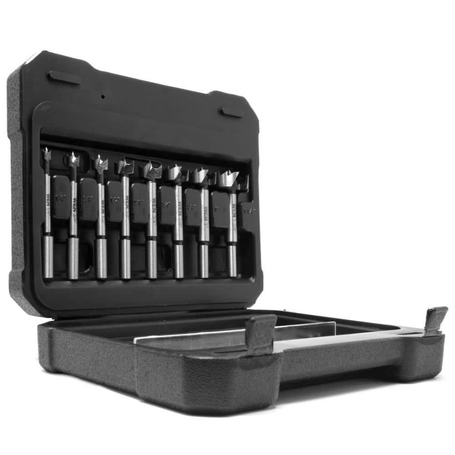 Tools * | 8-Piece Forstner Bit Set With Carrying Case By Wen