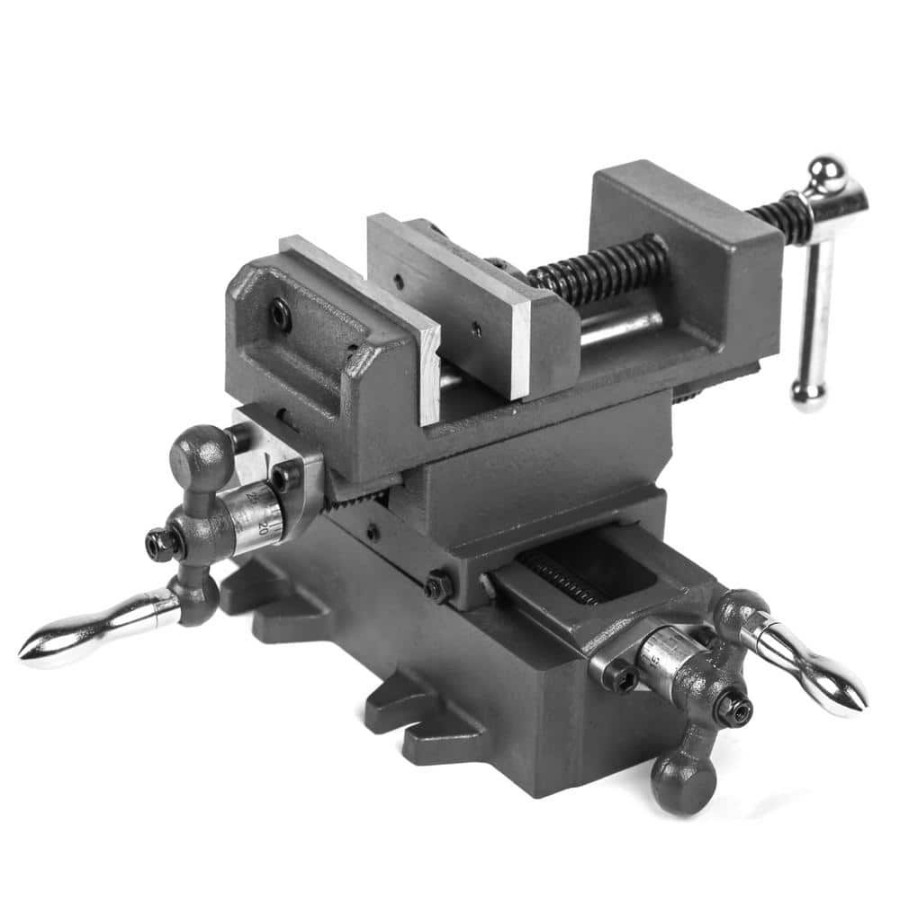 Tools * | 3.25 In. Compound Cross Slide Industrial Strength Benchtop And Drill Press Vise By Wen