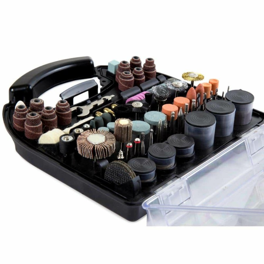 Tools * | Rotary Tool Accessory Kit With Carrying Case (320-Piece) By Wen