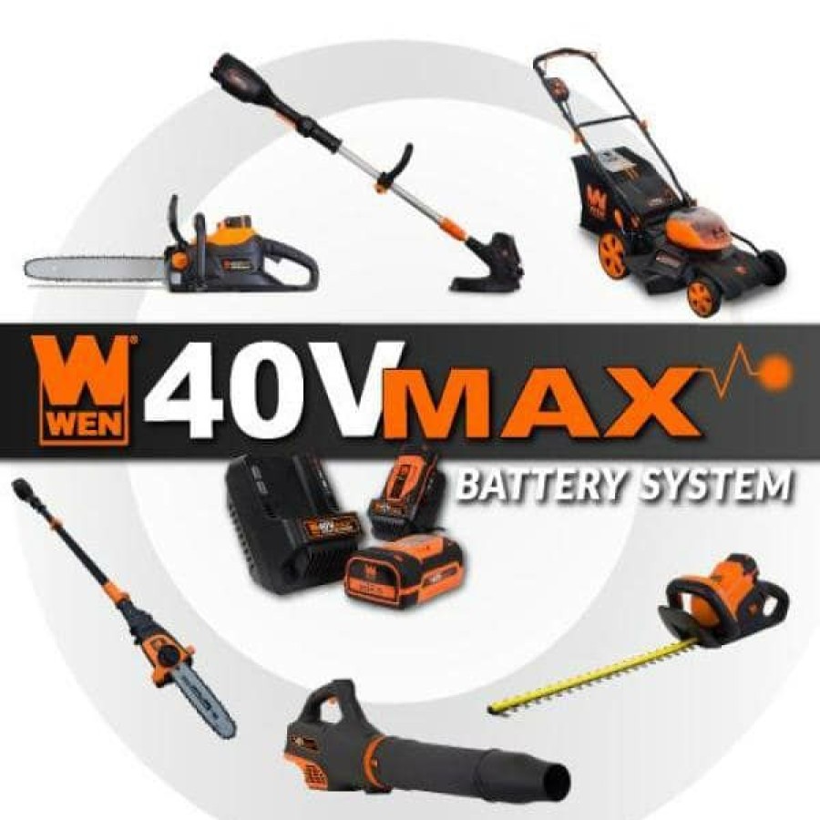 Tools * | 40-Volt Max Lithium-Ion 4 Ah Rechargeable Battery By Wen