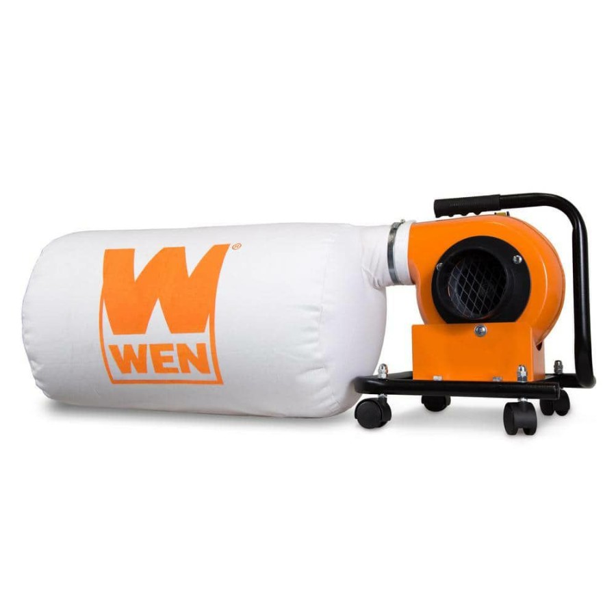 Tools * | 5.7 Amp 660 Cfm Rolling Dust Collector With 12 Gal. Bag And Optional Wall Mount By Wen