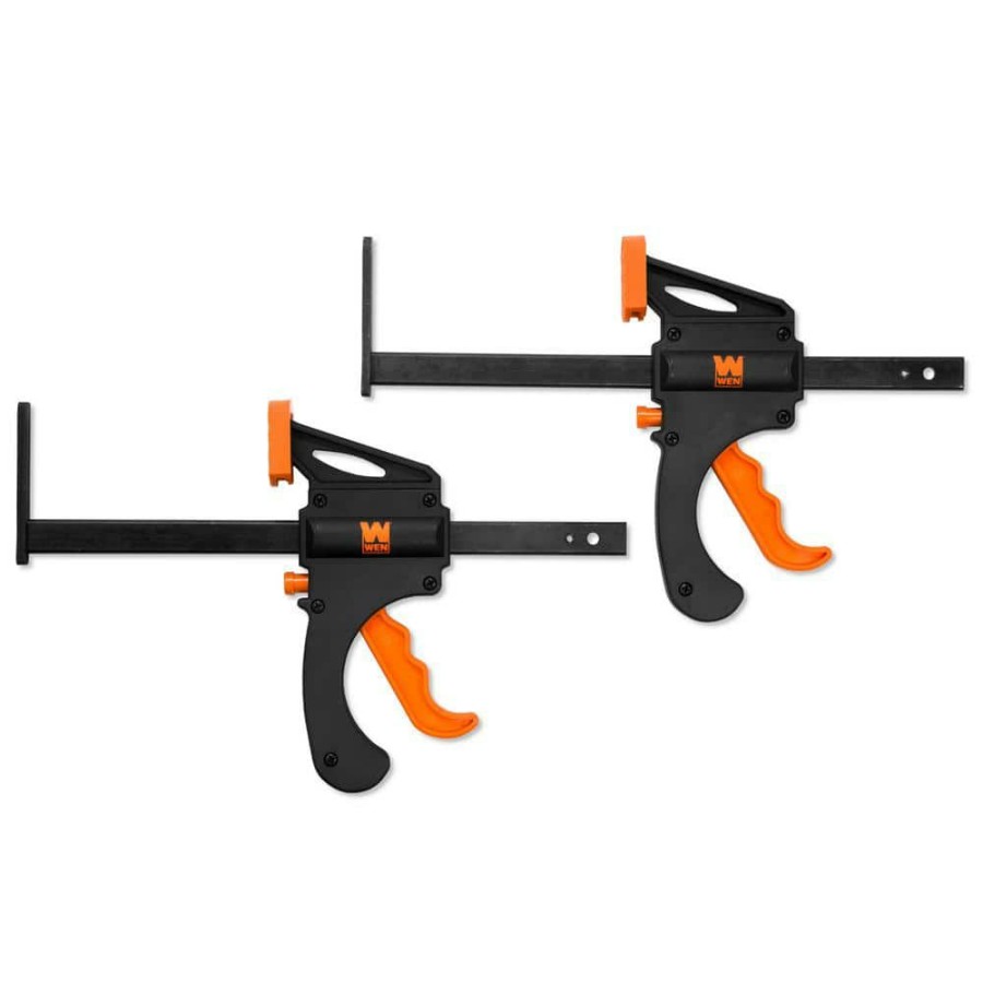 Tools * | 7.5 In. Quick Release Track Saw Clamps (2-Pack) By Wen