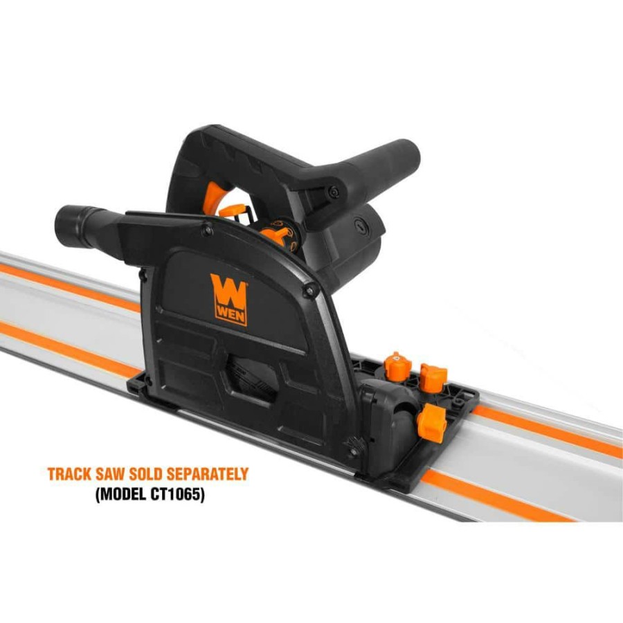 Tools * | 100 In. Track Saw Track Guide Rail And Adapters By Wen