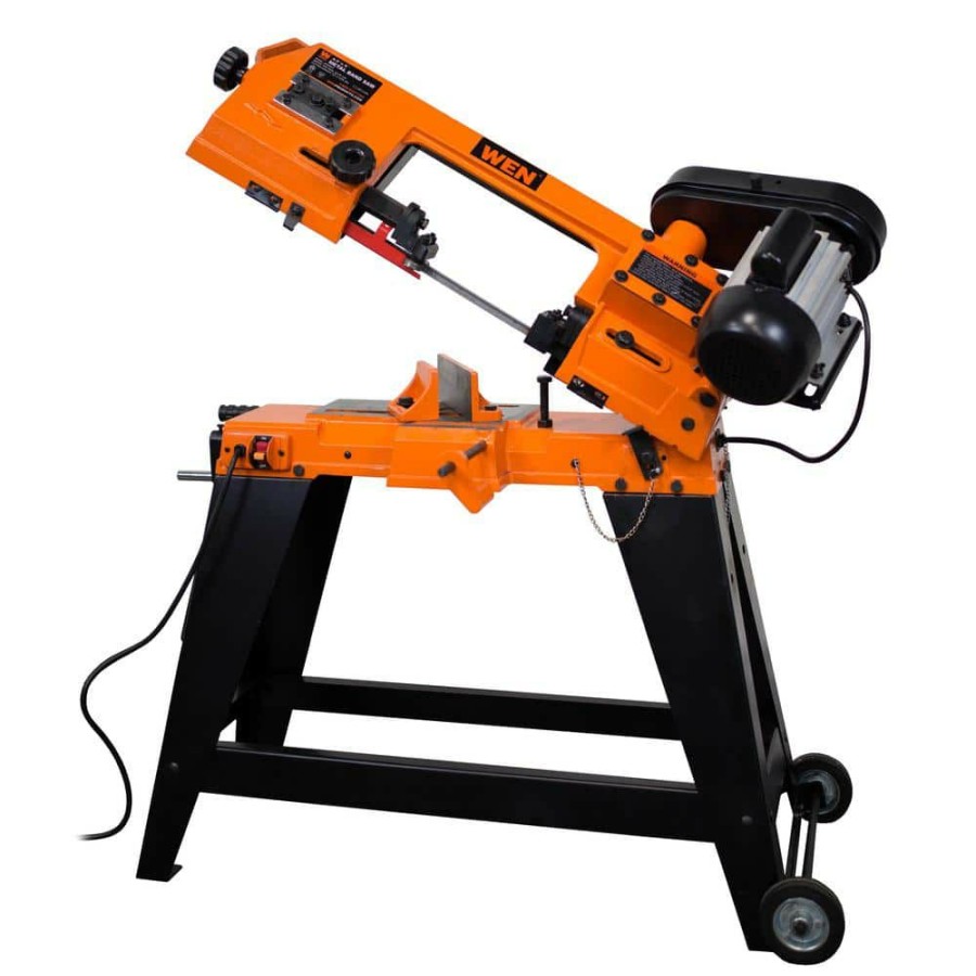 Tools * | 4 In. X 6 In. Metal-Cutting Band Saw With Stand By Wen