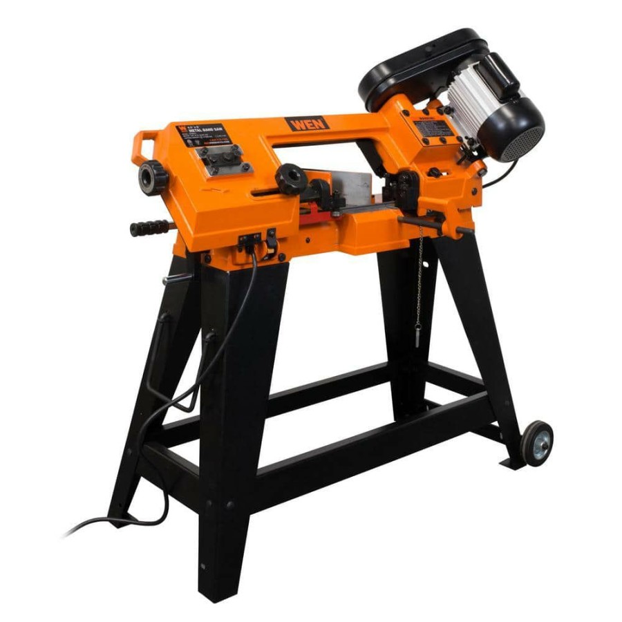 Tools * | 4 In. X 6 In. Metal-Cutting Band Saw With Stand By Wen