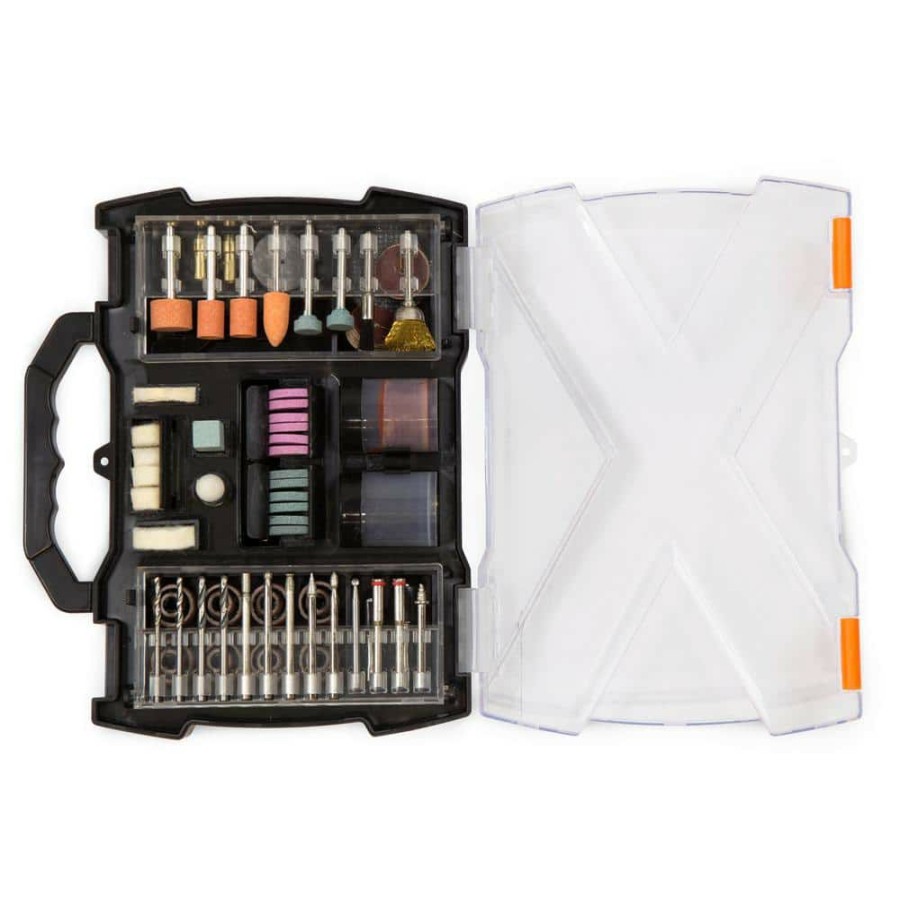 Tools * | Rotary Tool Accessory Kit With Carrying Case (150-Piece) By Wen