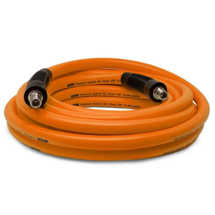 Tools * | 25 Ft. X 3/8 In. 300 Psi Hybrid Polymer Pneumatic Air Hose By Wen