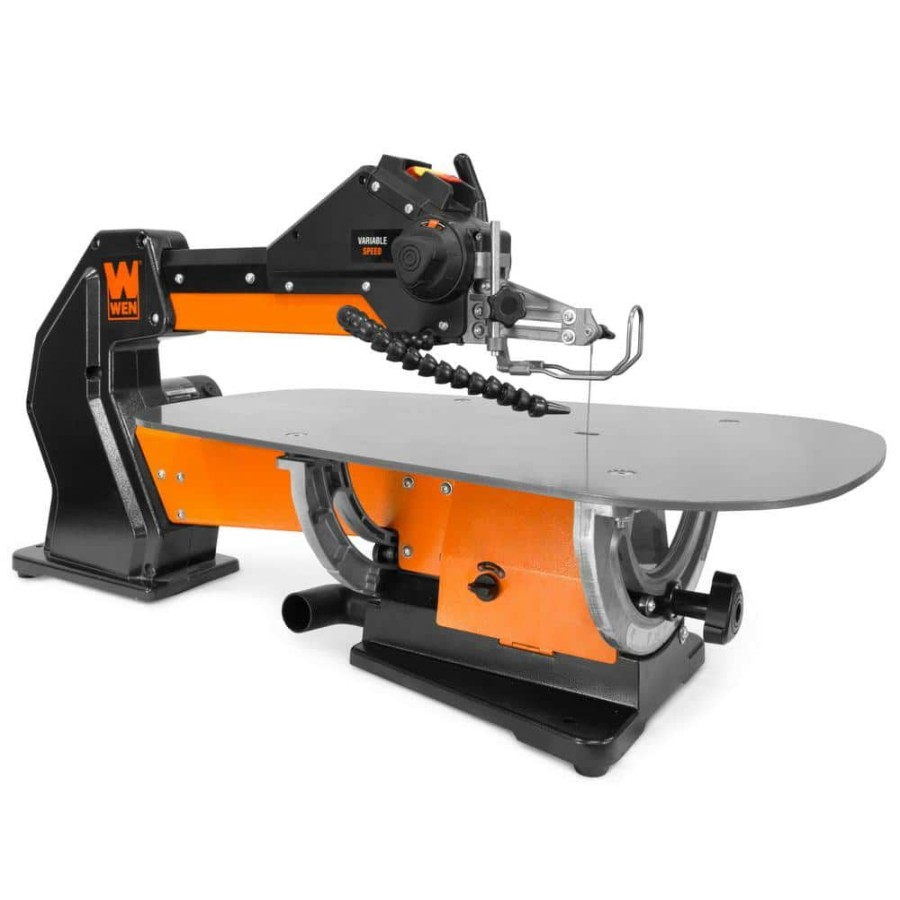 Tools * | 21 In. 1.6 Amp Variable Speed Parallel Arm Scroll Saw With Extra-Large Dual-Bevel Steel Table By Wen