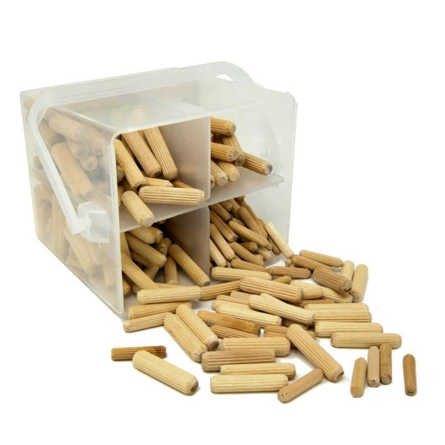 Tools * | Fluted Dowel Pin Variety Bucket With 1/4 In., 5/16 In., And 3/8 In. Woodworking Dowels (400-Piece) By Wen